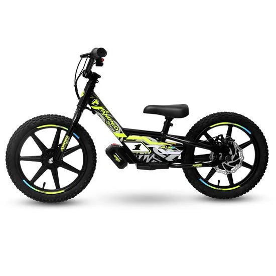 Amped A16 Black or White 180w Electric Kids Balance Bike